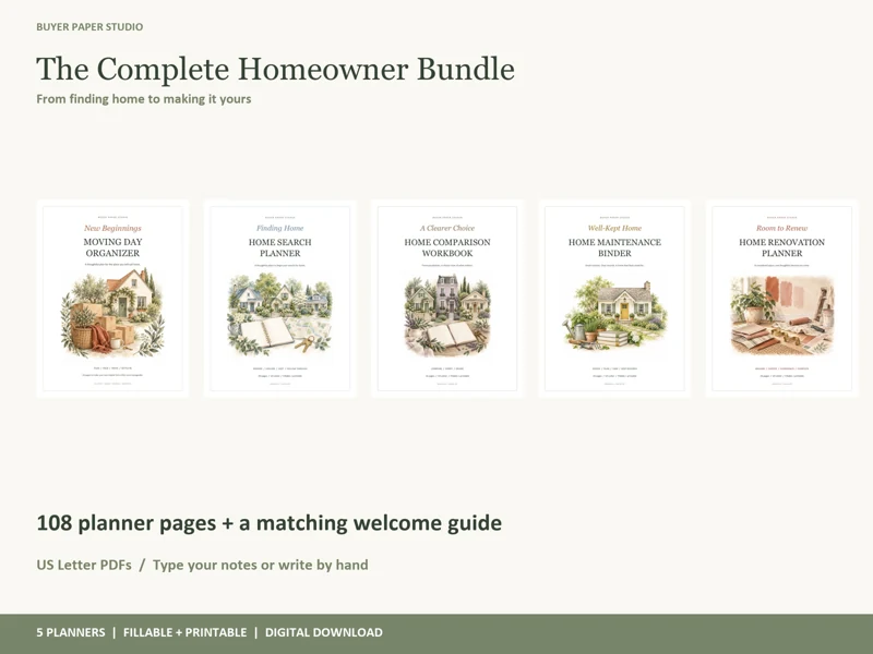 Complete Homeowner Planner Bundle preview